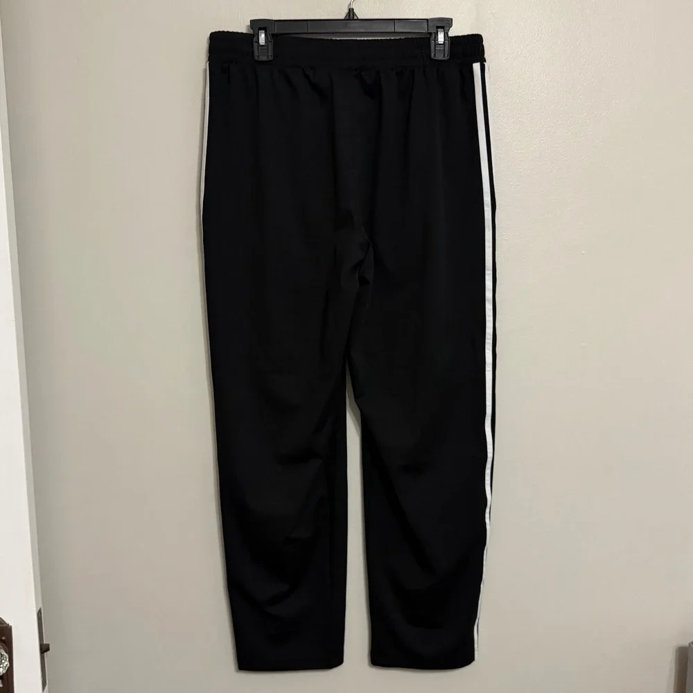 NEW Adidas Mens Large Black White Golf Track Pants ADVR0957